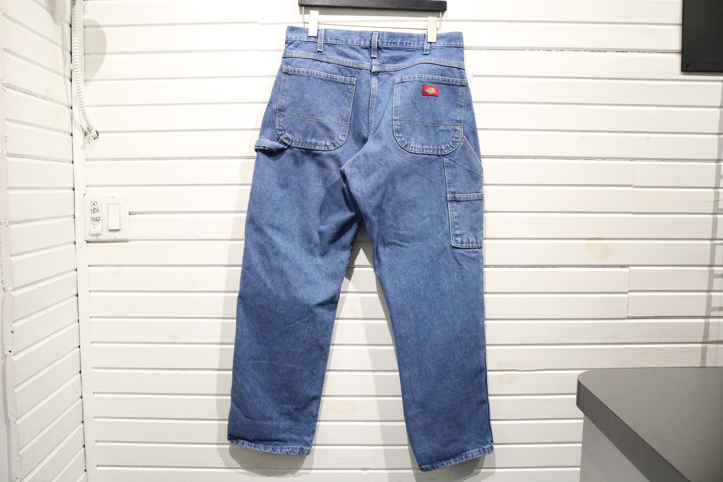 Dickies Jeans | Vintage Utility Carpenter Denim Pants | Hammer Loop Workwear Style | Blue Denim