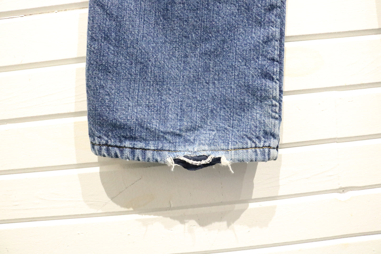 Hathaway Jeans | Vintage Made-in-Canada Classic Blue Denim Pants | Raw Hem Leg Openings | Everyday Wear
