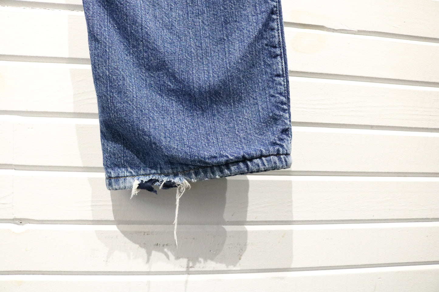 Hathaway Jeans | Vintage Made-in-Canada Classic Blue Denim Pants | Raw Hem Leg Openings | Everyday Wear