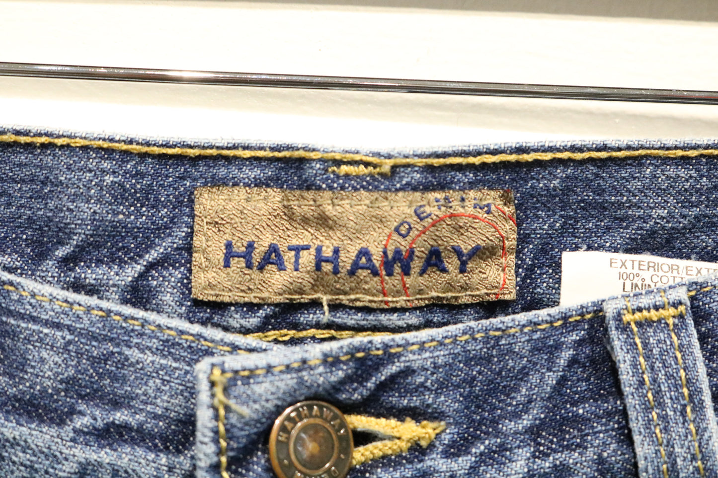 Hathaway Jeans | Vintage Made-in-Canada Classic Blue Denim Pants | Raw Hem Leg Openings | Everyday Wear