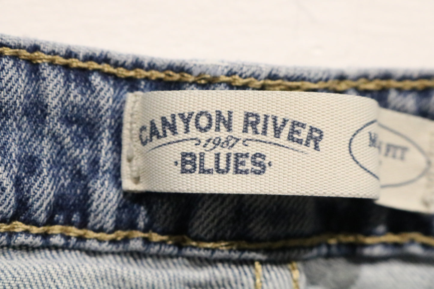Canyon-River Blues Jeans | Vintage Contrast-Stitch Denim Pants | Classic Everyday Bottoms