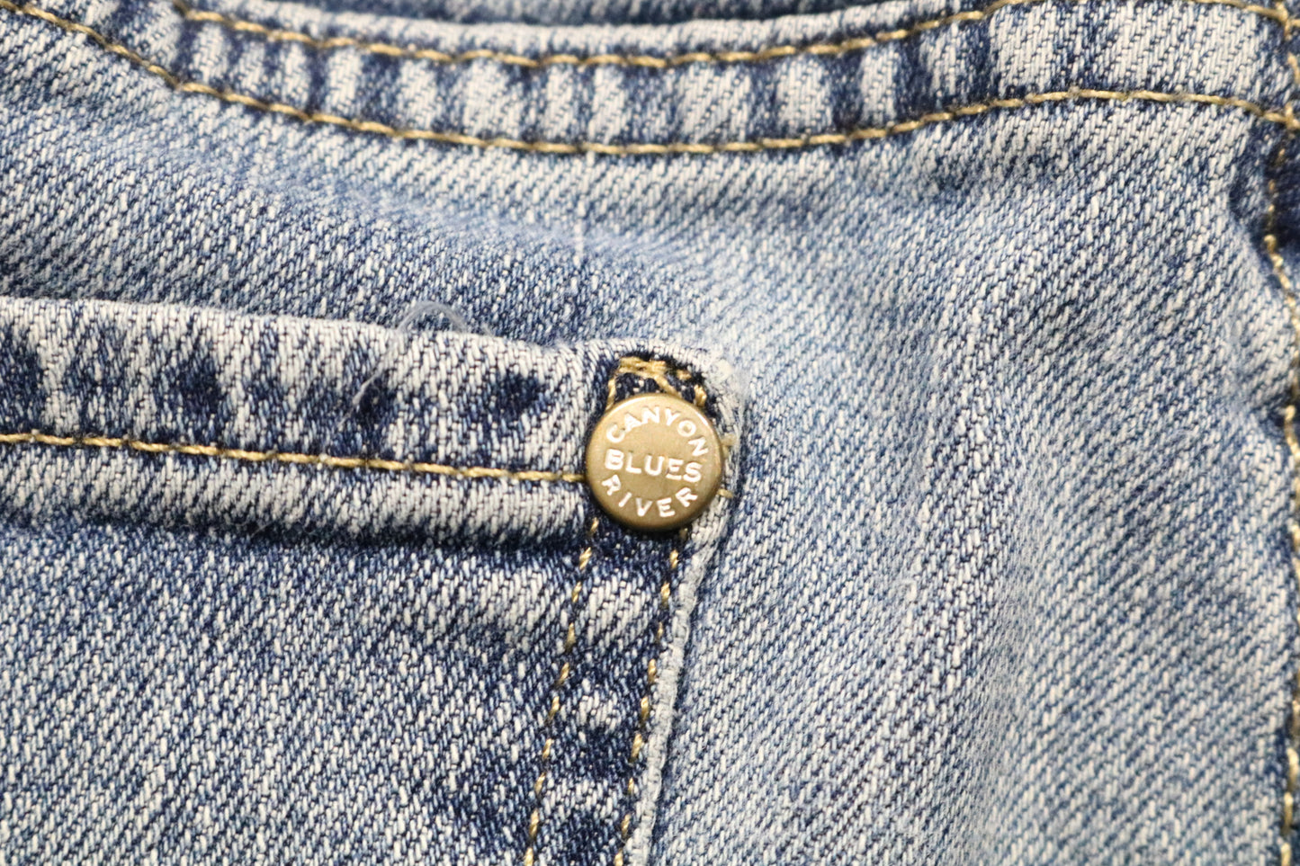 Canyon-River Blues Jeans | Vintage Contrast-Stitch Denim Pants | Classic Everyday Bottoms