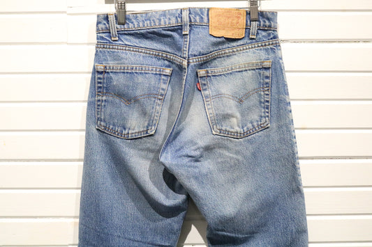 Levi's Jeans | Vintage Faded-Wash Straight-Leg Denim Jeans | Everyday Blue Denim
