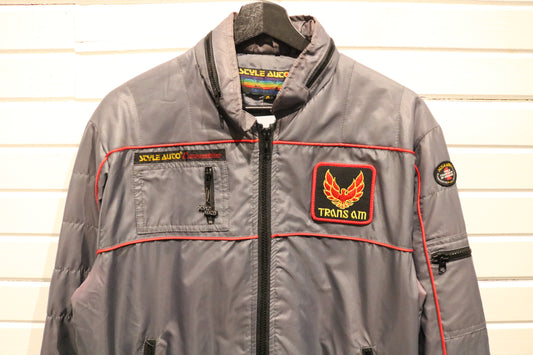 Style-Auto Jacket | Vintage Trans-Am Patch Zip-Up Jacket | Racing Inspired Outerwear