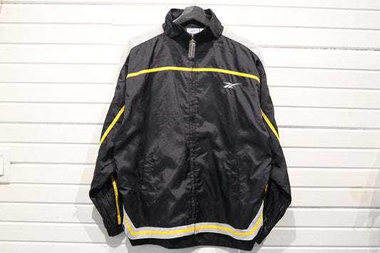 Reebok Jacket | Vintage Zip-Up Track Jacket | Colorblock Piping Windbreaker