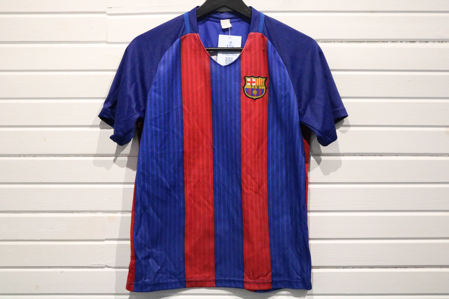 Barcelona Jersey | Vintage Messi 10 Striped Soccer Shirt | Unicef Back Print