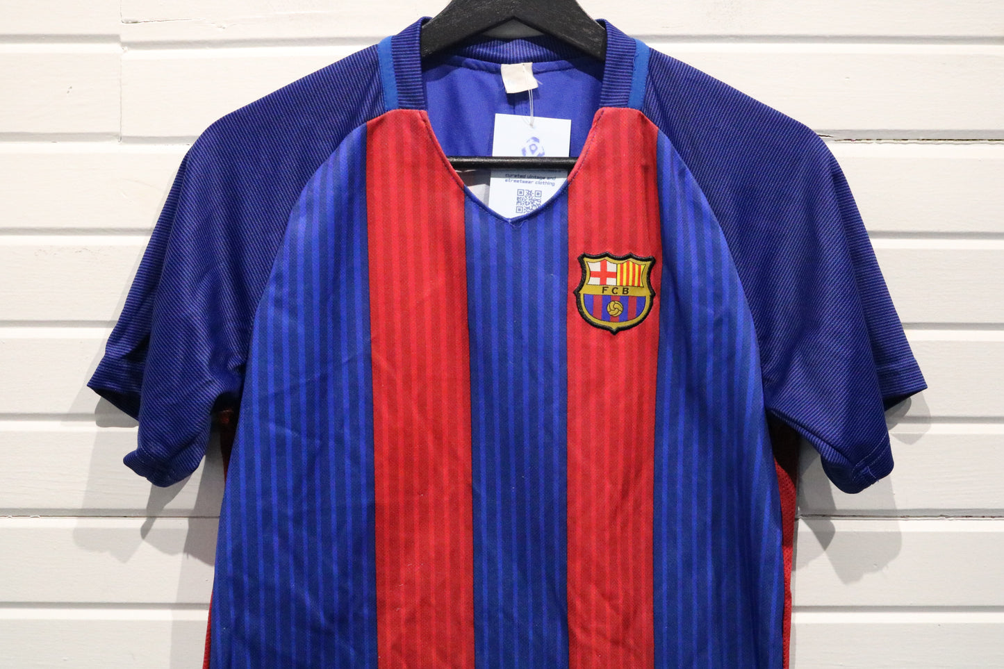 Barcelona Jersey | Vintage Messi 10 Striped Soccer Shirt | Unicef Back Print