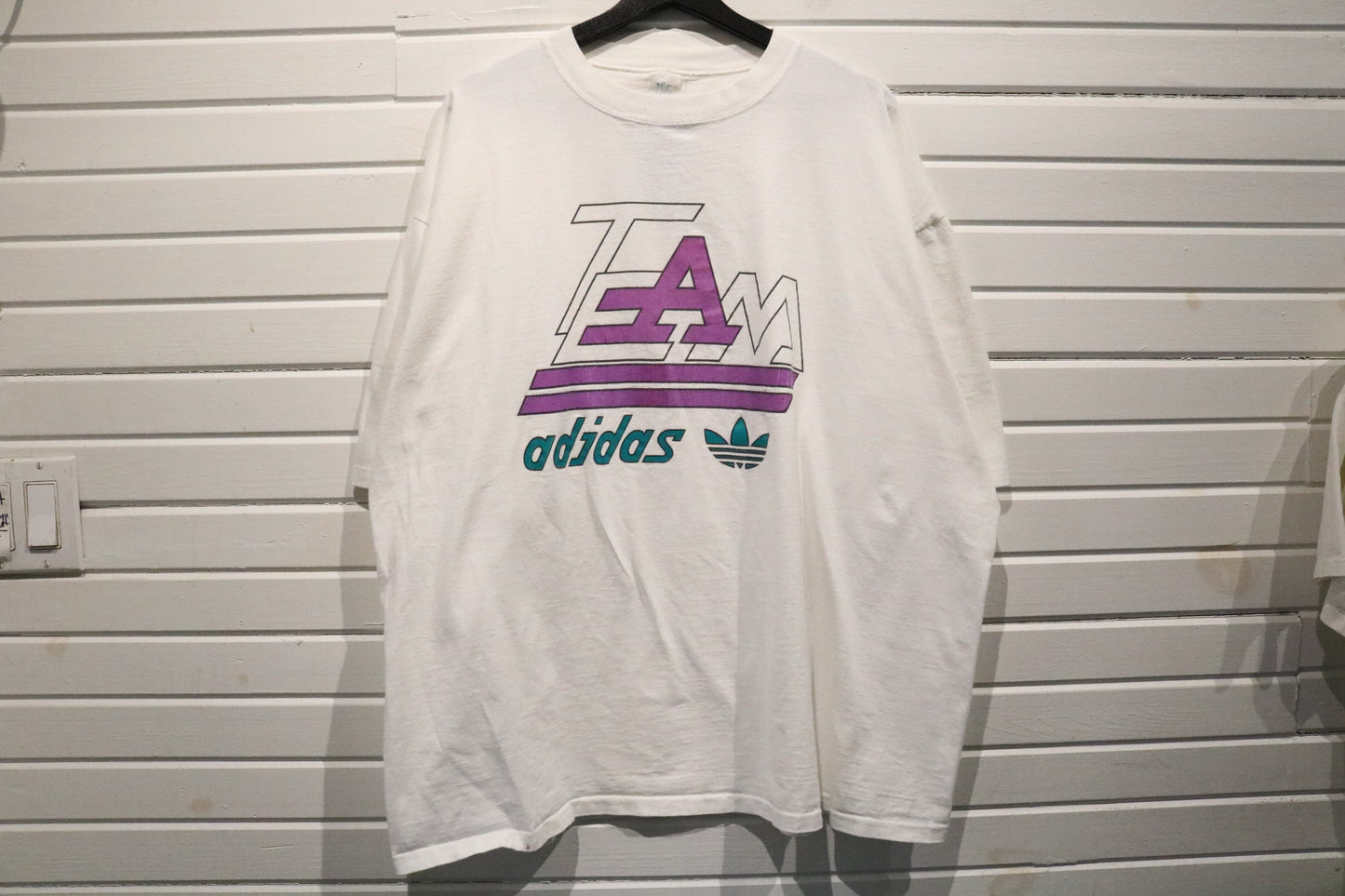 Adidas T-Shirt | Vintage 90s Team Graphic Tee | Trefoil Logo Sports Shirt