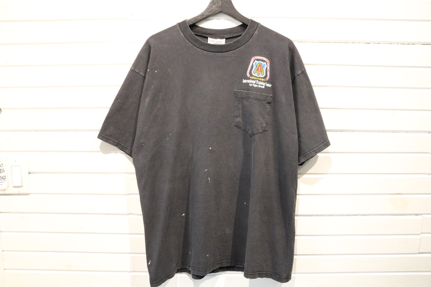Lifewear T-Shirt | Vintage union pocket graphic tee | Workwear training center