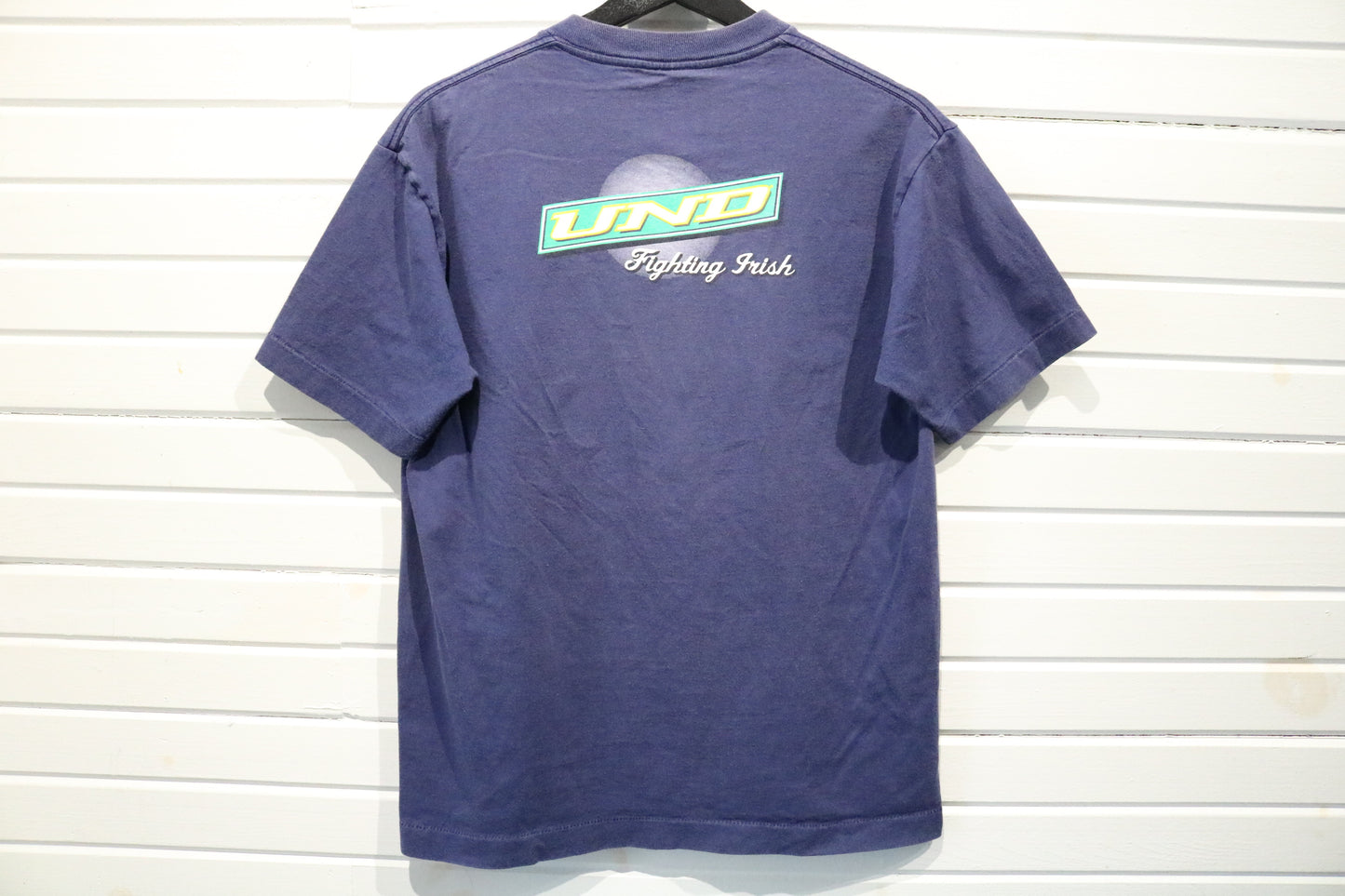 University-of-Notre-Dame T-Shirt | Vintage 90s Fighting Irish UND Graphic Tee | College Sportswear