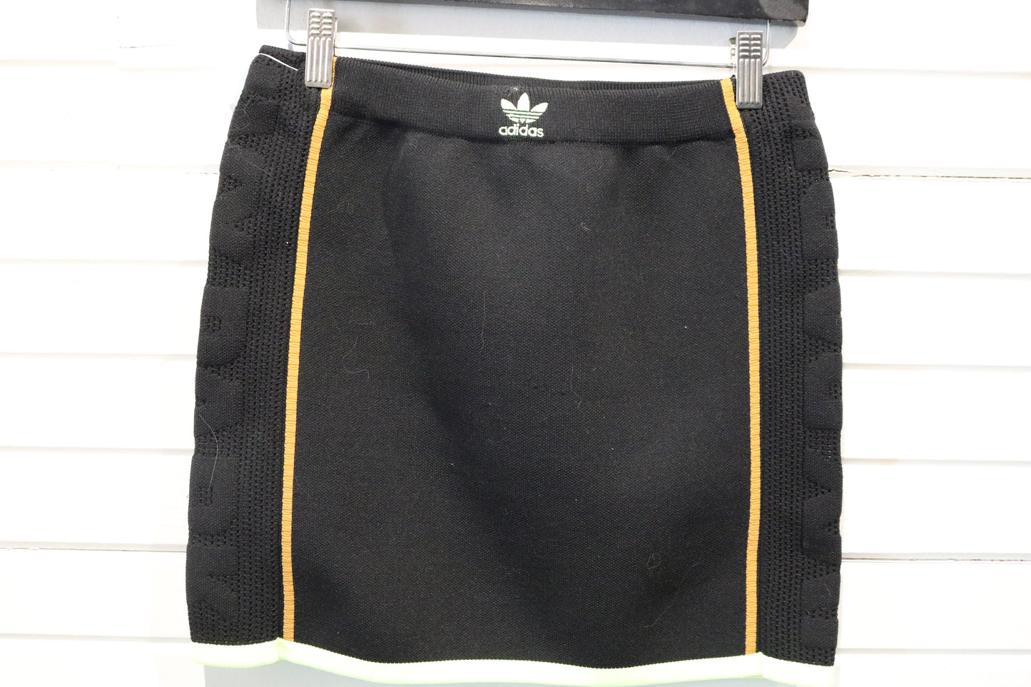 Adidas Skirt | Vintage Trefoil Logo Knit Skirt | Sporty Mini Skirt