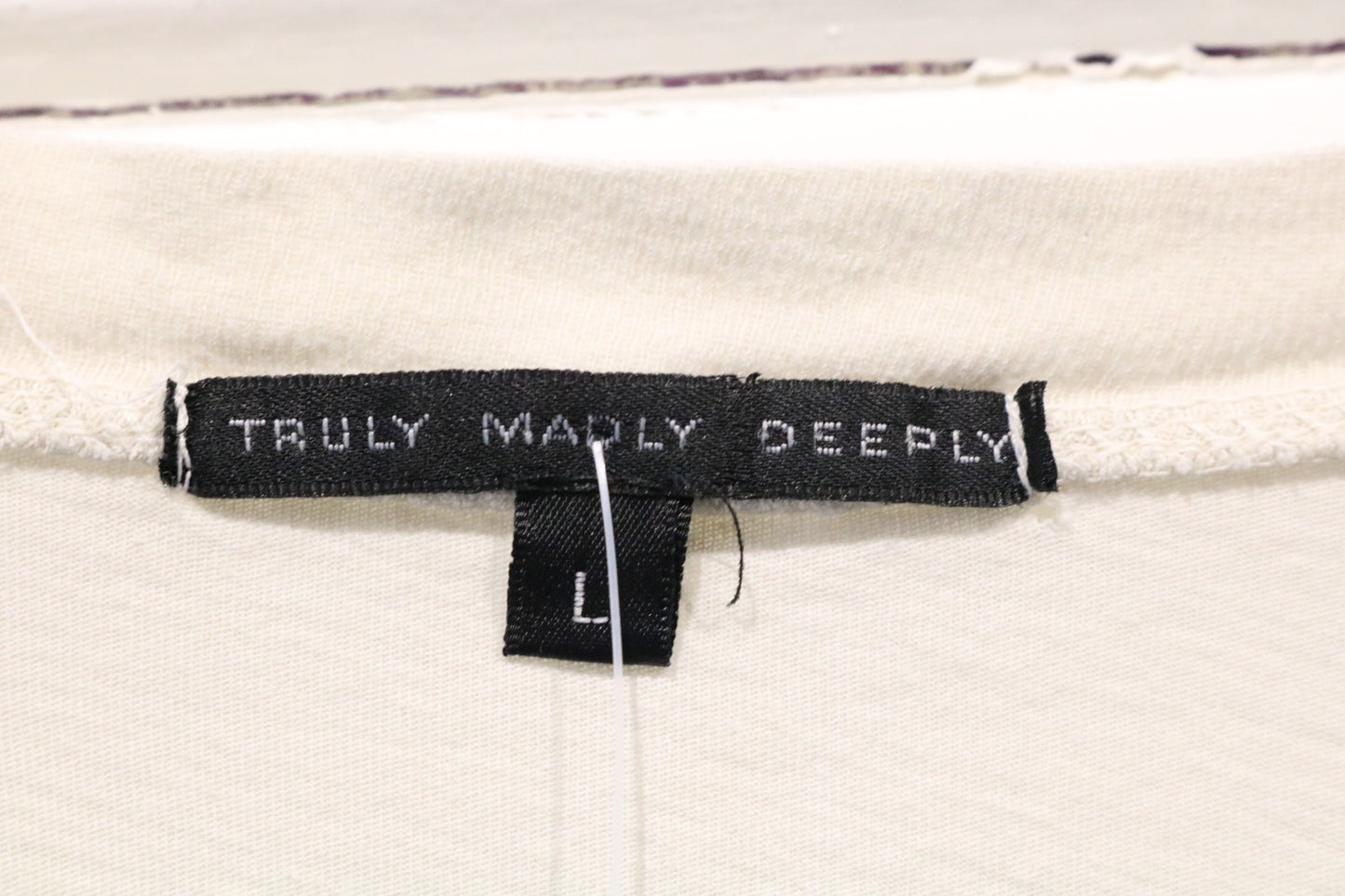 Truly-Madly-Deeply T-Shirt | Vintage 2000s Koi Fish Graphic V-Neck Tee | Tattoo Style Top