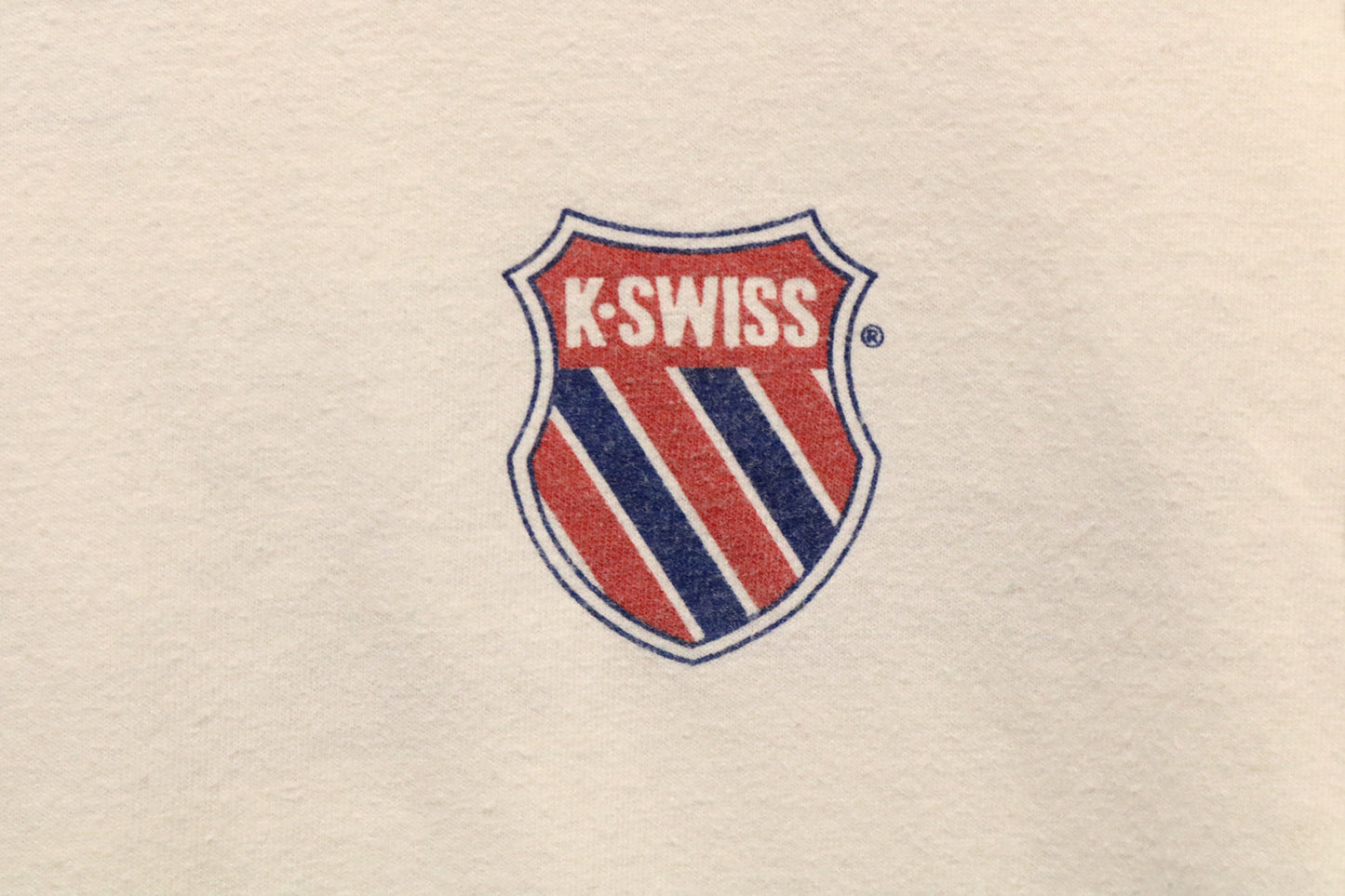 K-Swiss T-Shirt | Vintage Tennis Graphic Tee | Heavyweight Logo Shirt
