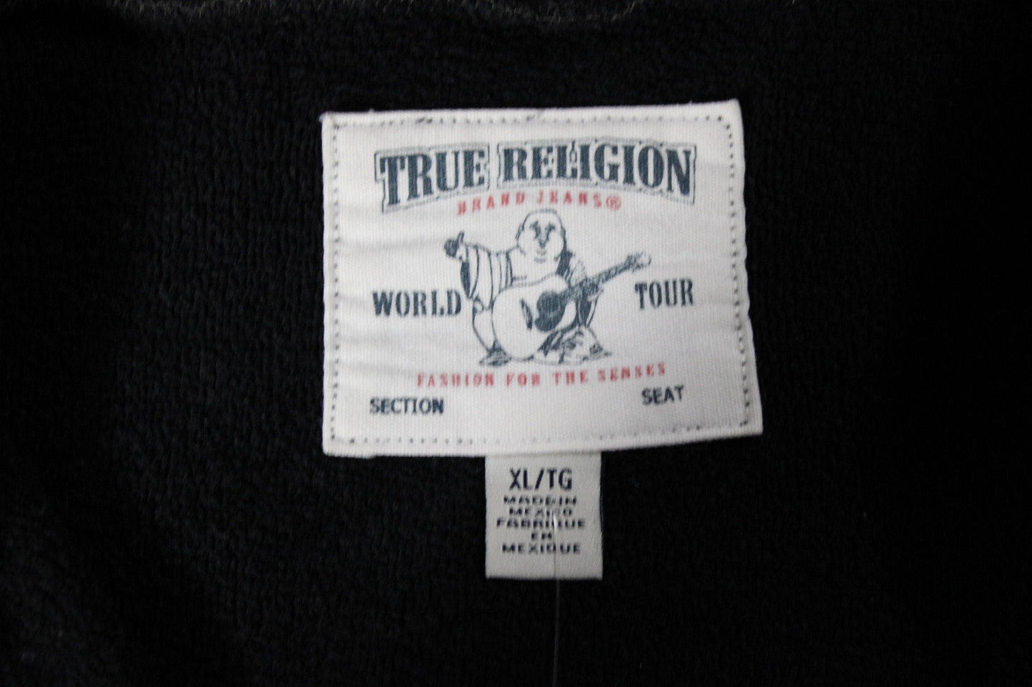 True-Religion Sweater / Hoodie / Athletic Logo Hoody Sweatshirt / Zip-Up / 90s Hip Hop Clothing / Streetwear