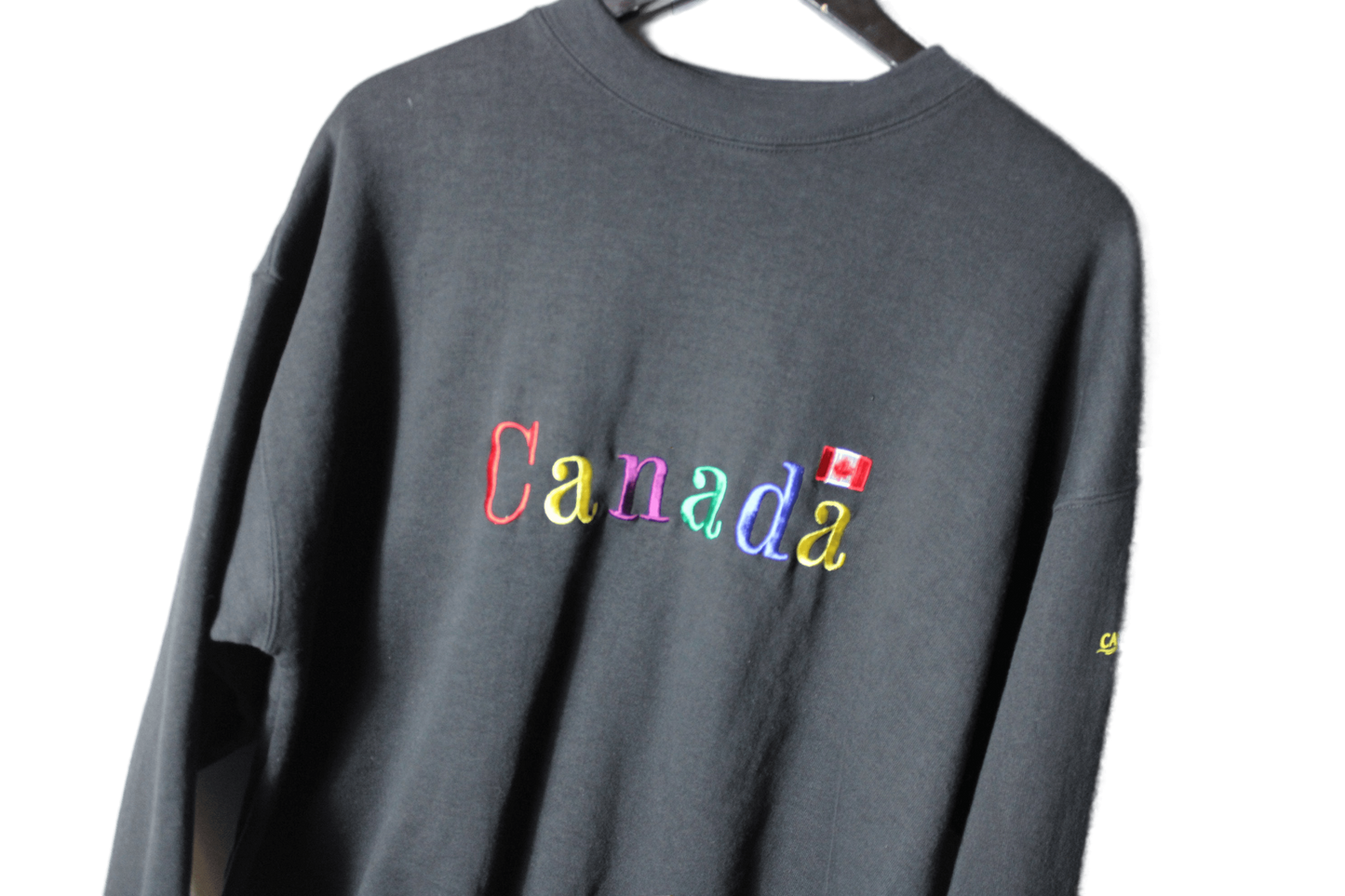 Vintage Embroidered Canada Sweater