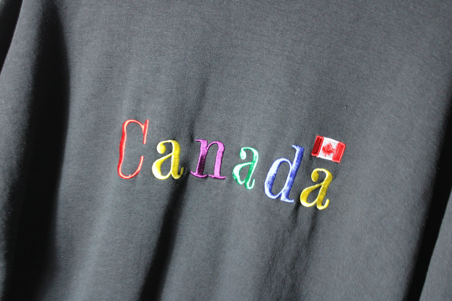 Vintage Embroidered Canada Sweater