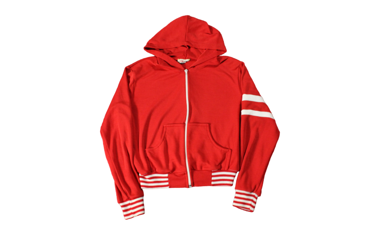 Vintage Red Workwear Blank Hoodie