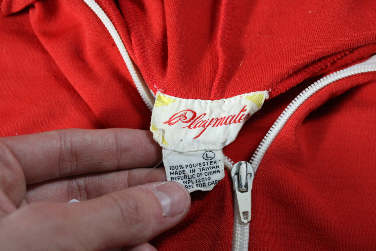 Vintage Red Workwear Blank Hoodie