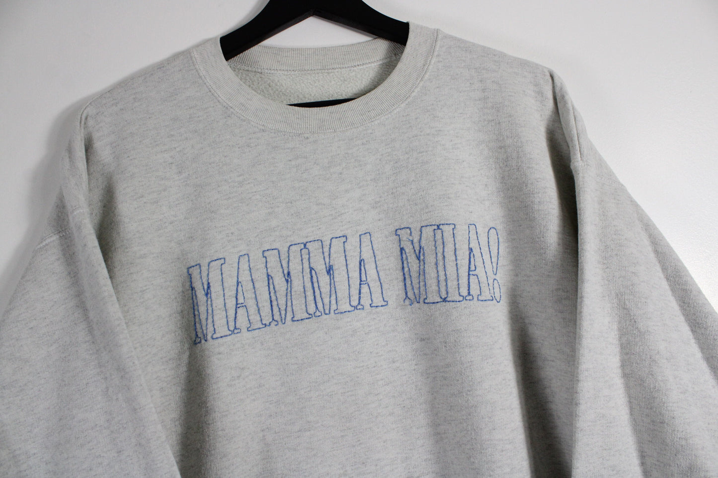 Mamma-Mia Sweater / Vintage Movie Promo Crewneck Sweatshirt / Embroidered Pullover / 90s Hip Hop Clothing / Streetwear