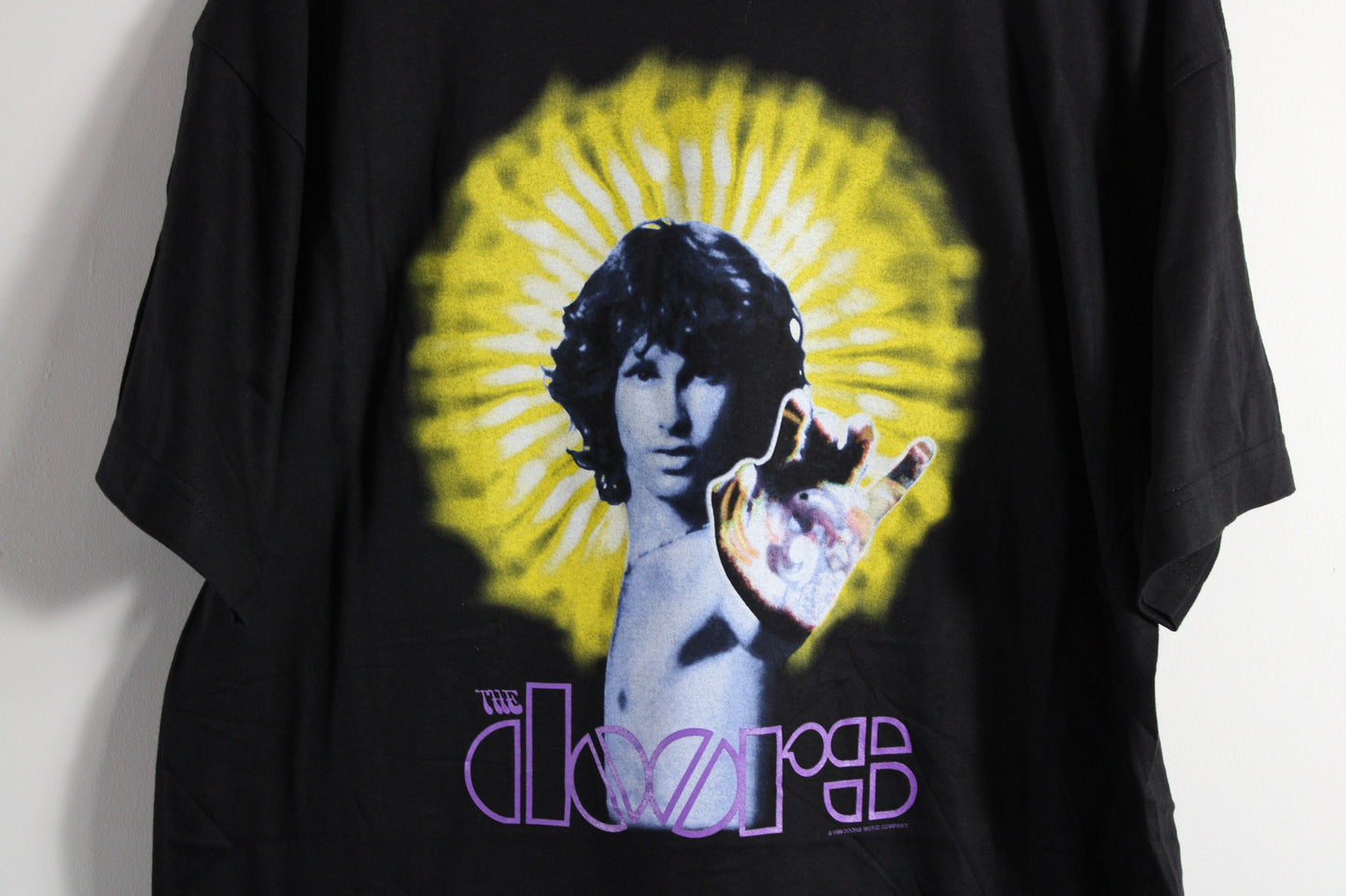 The-Doors Jim-Morrison T-Shirt / Vintage Rock-and-Roll Music / Tour Graphic Tee / 90s-2000s Clothing