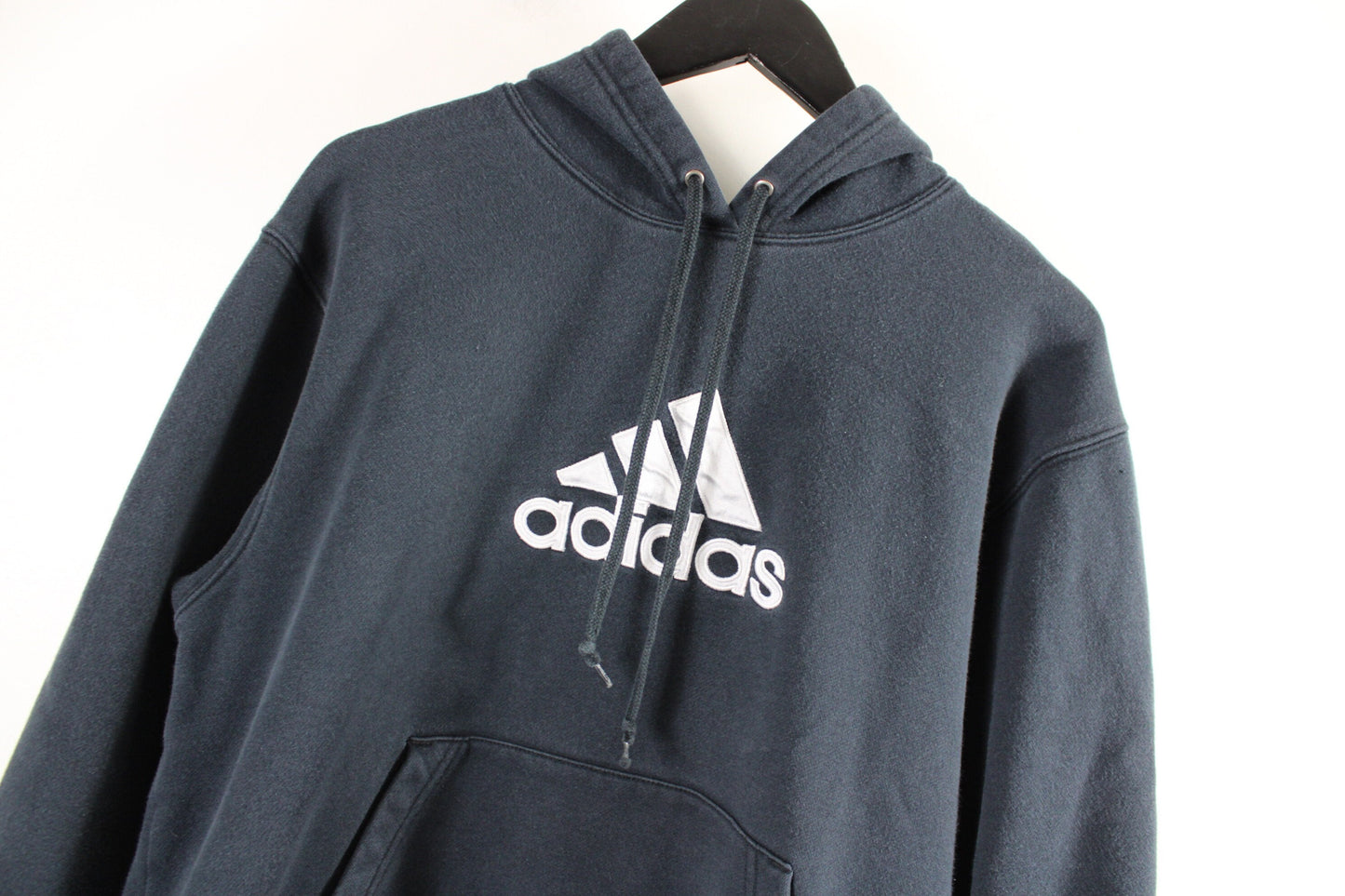 Adidas Hoodie Sweater / Vintage 90s-2000s Zip-Up Hoody / Y2K Graphic