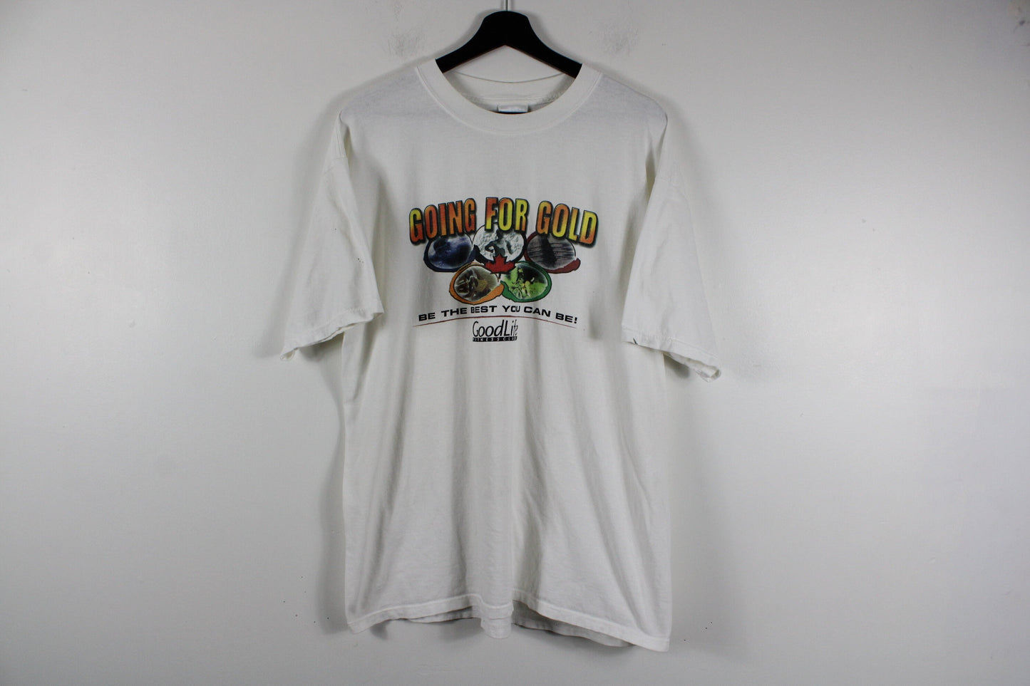 Good-Life Gym Shirt / Vintage Workout Tee Shirt / Athletic 90s Hip Hop Clothing / Streetwear