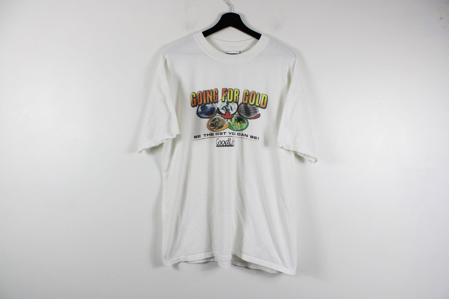 Good-Life Gym Shirt / Vintage Workout Tee Shirt / Athletic 90s Hip Hop Clothing / Streetwear