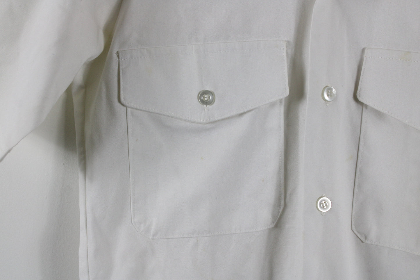 NAVY Military Shirt / Vintage US Army Button-Down Flannel / 90s-2000s Button-Up