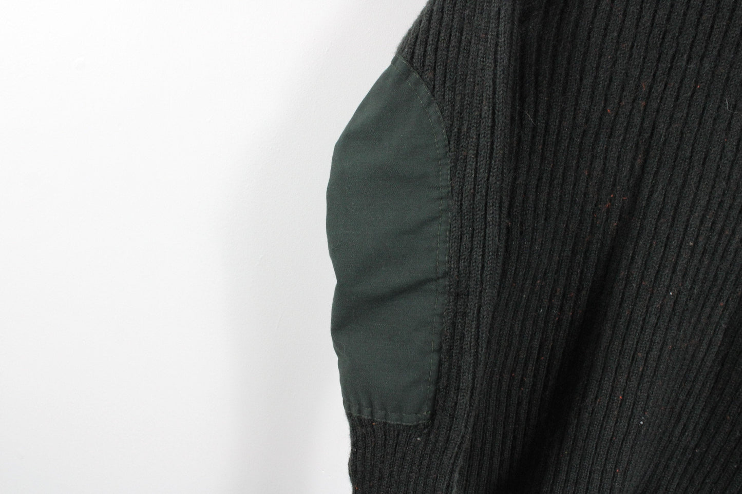 Carhartt Virgin-Wool Sweater / 60s Vintage Cable-Knit Sweatshirt / 1960s Work Wear Utility / Heavy Construction Clothing