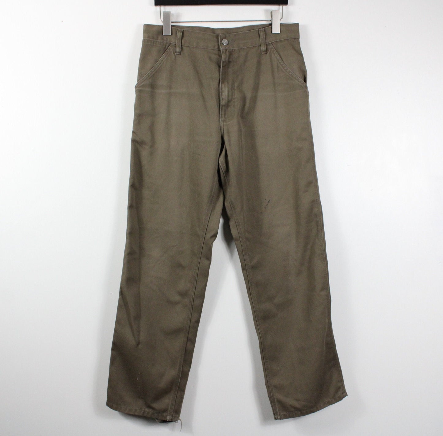 Carpenter Pants / Vintage Carhartt Construction Workwear Studio Cargo Utility Trousers / 90s Streetwear Jeans