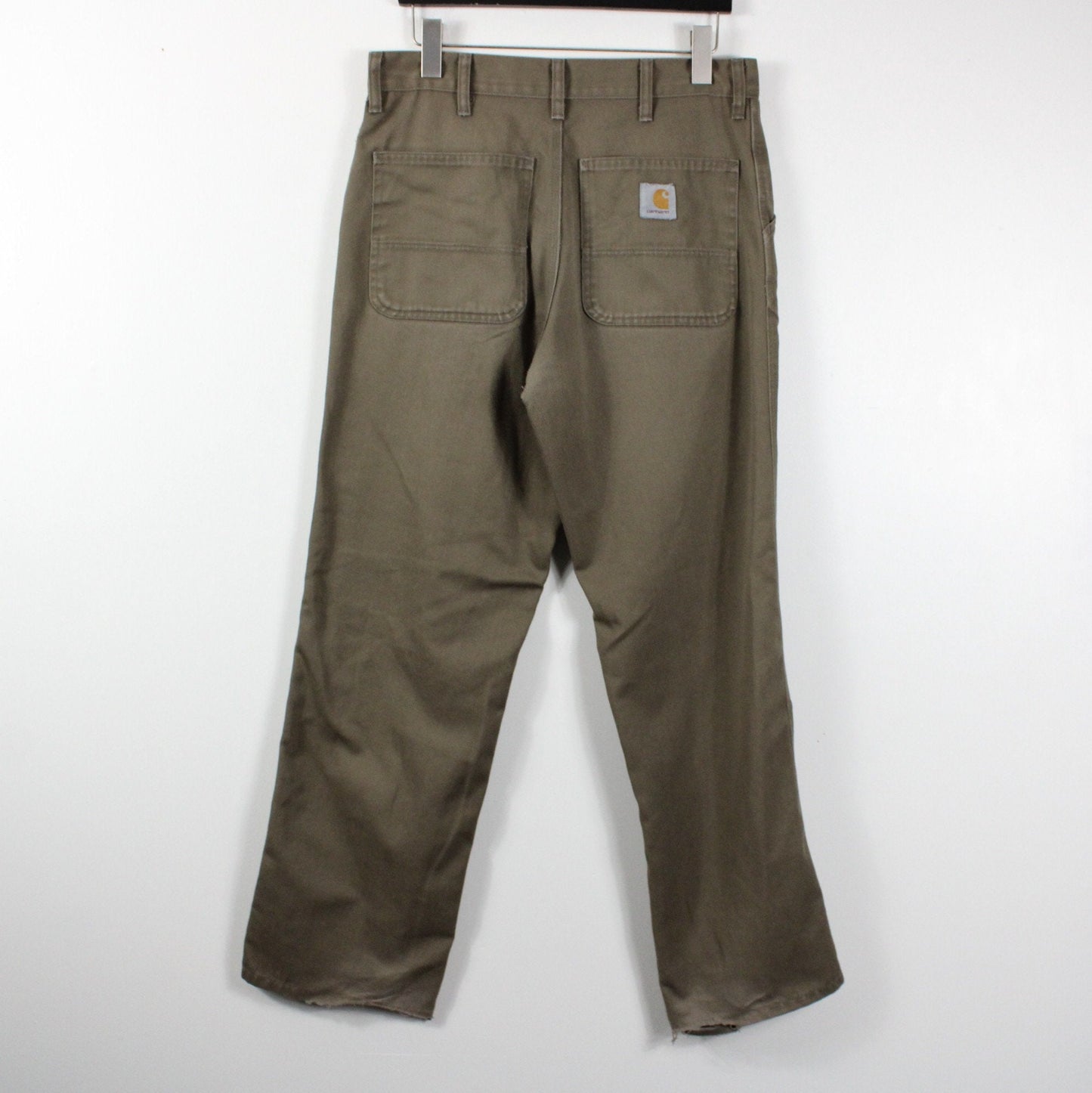 Carpenter Pants / Vintage Carhartt Construction Workwear Studio Cargo Utility Trousers / 90s Streetwear Jeans