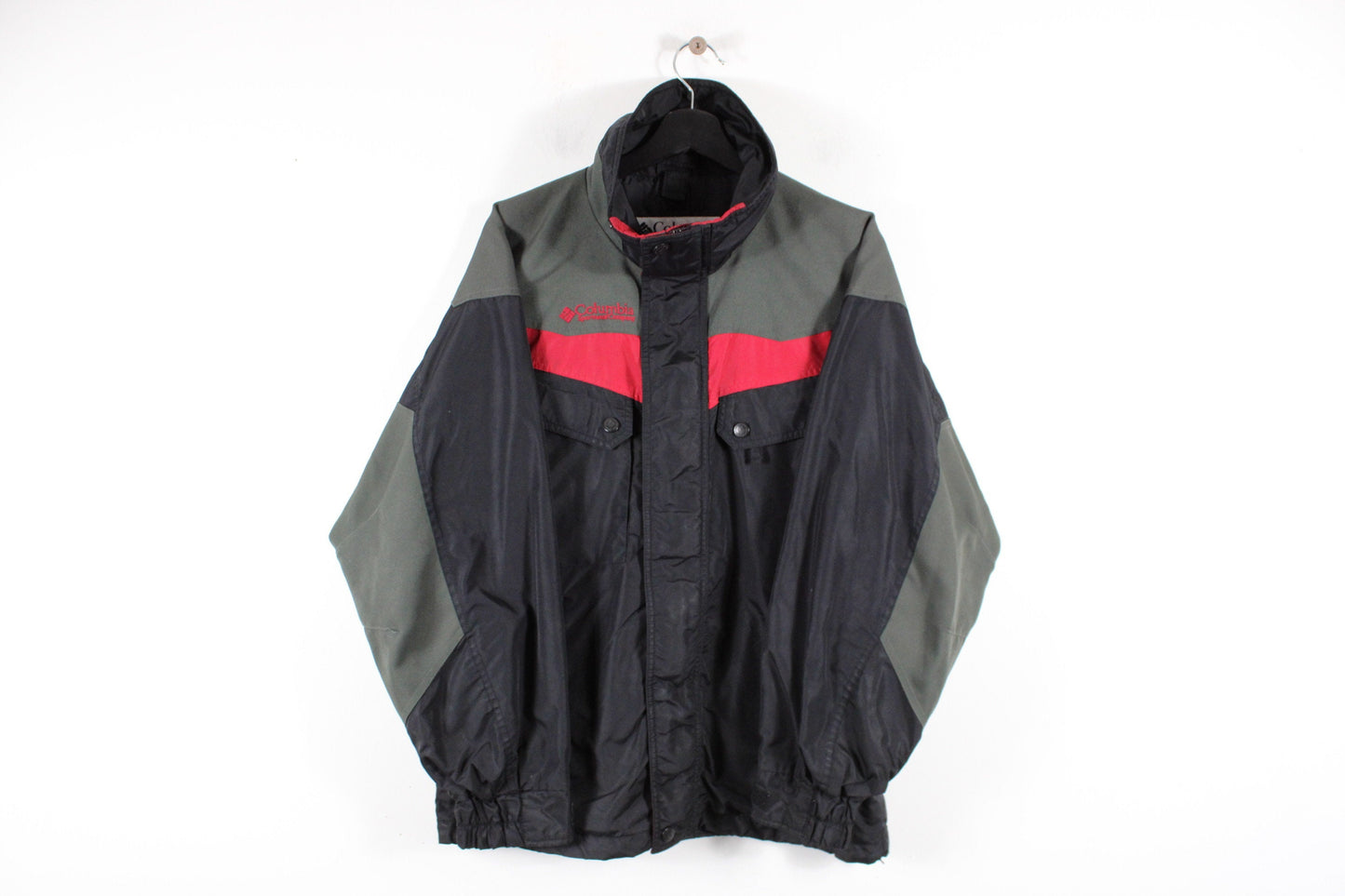 Columbia Anorak-Jacket / Vintage 90s Boulder Ridge Outerwear Shell Coat