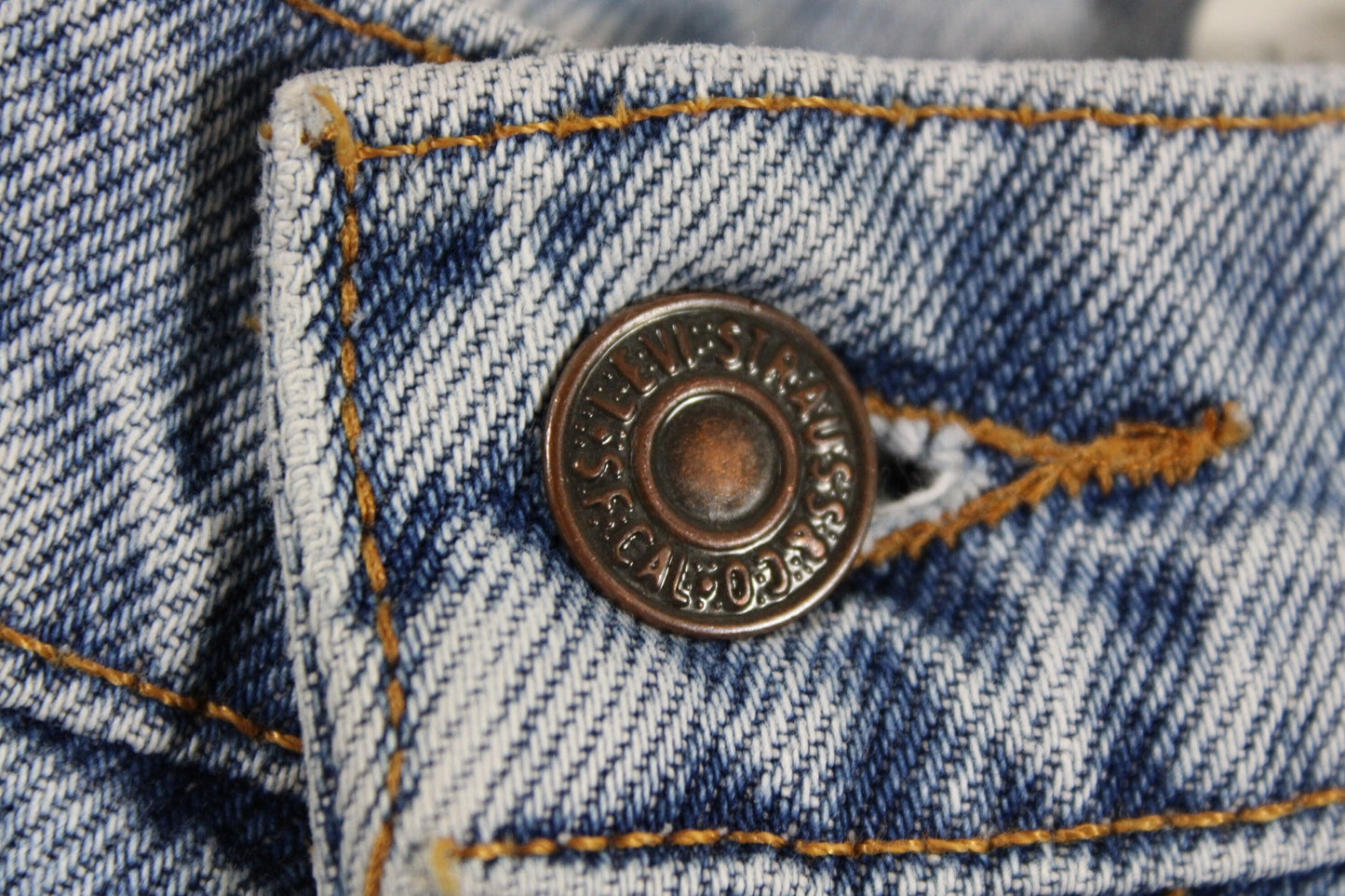 Levi's Jeans / Vintage Orange Tab Levis Denim Trouser / 90s / 80s Clothing / Western Cowboy