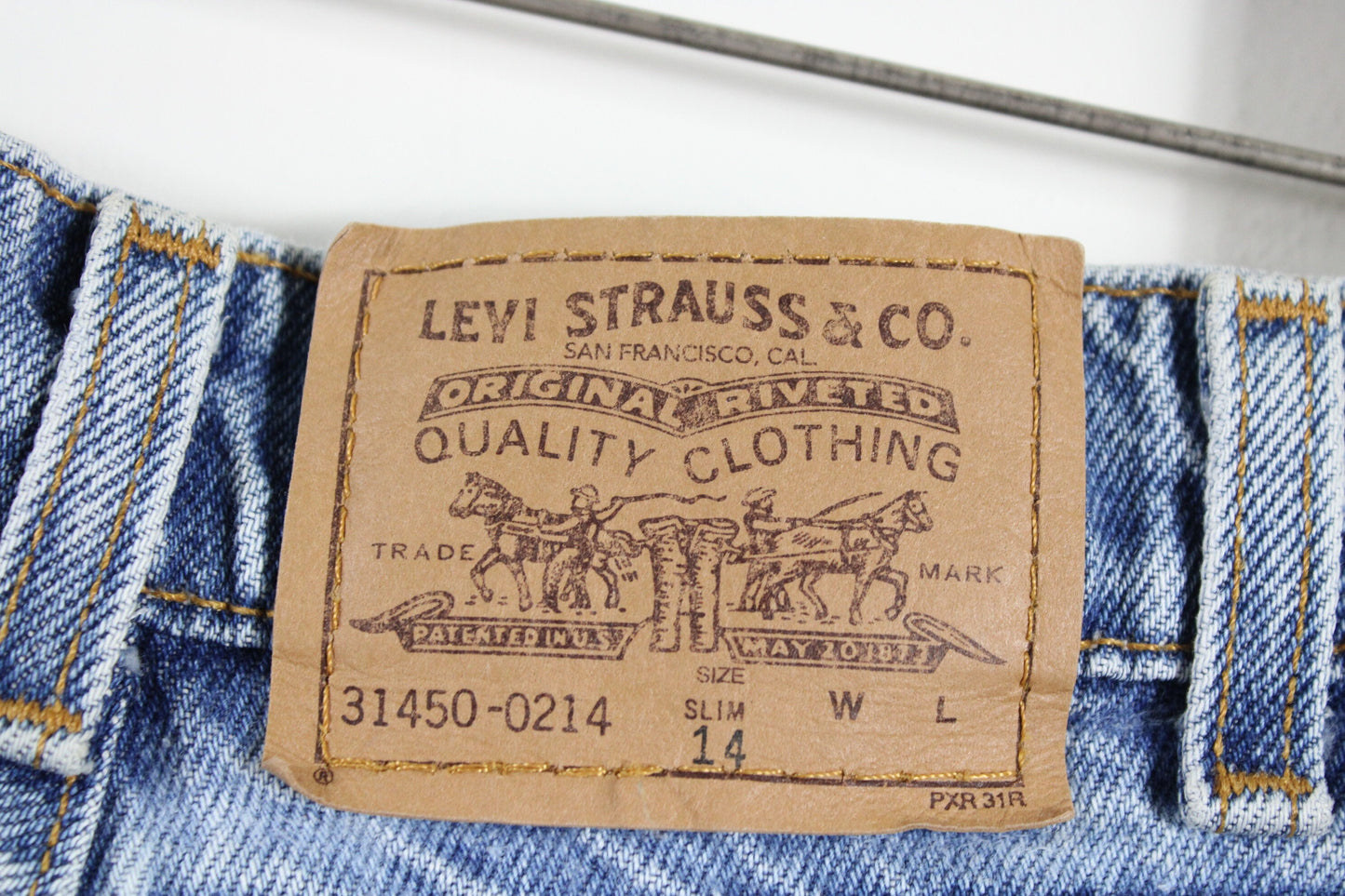 Levi's Jeans / Vintage Orange Tab Levis Denim Trouser / 90s / 80s Clothing / Western Cowboy