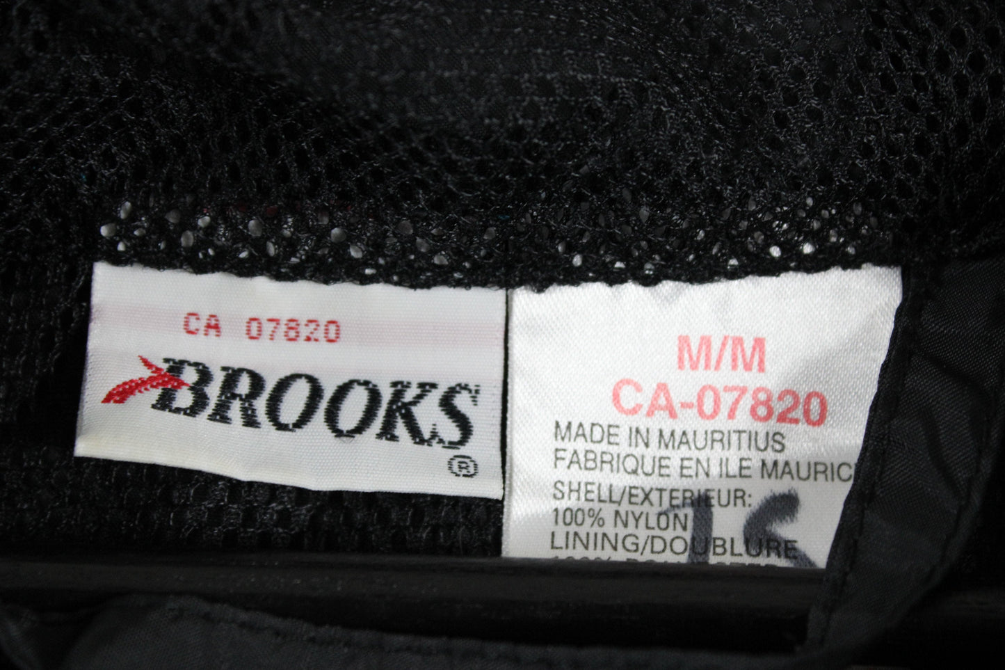 Brooks Ski-Jacket / 90s Vintage Neon Windbreaker Anorak Coat / Hip-Hop Clothing / Streetwear