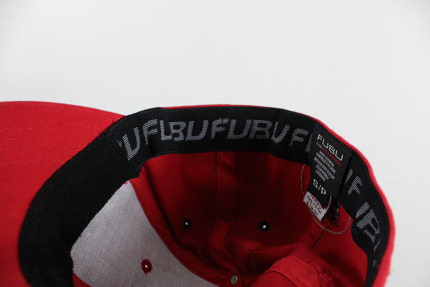 Fubu Flex-Fit Hat / Vintage Sports Script Cap / Y2K / 2000s Headwear / 90s Athletic Clothing