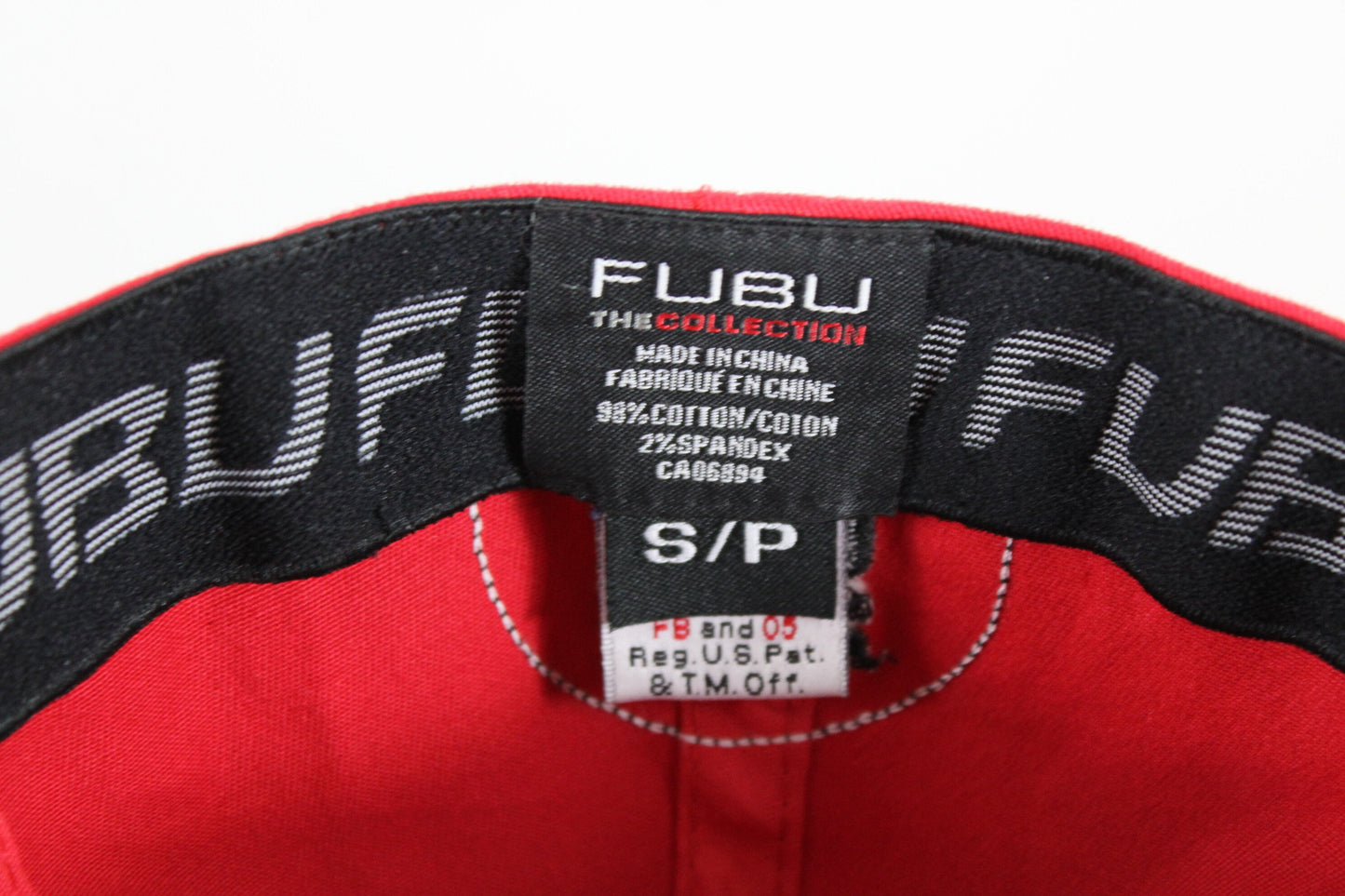 Fubu Flex-Fit Hat / Vintage Sports Script Cap / Y2K / 2000s Headwear / 90s Athletic Clothing