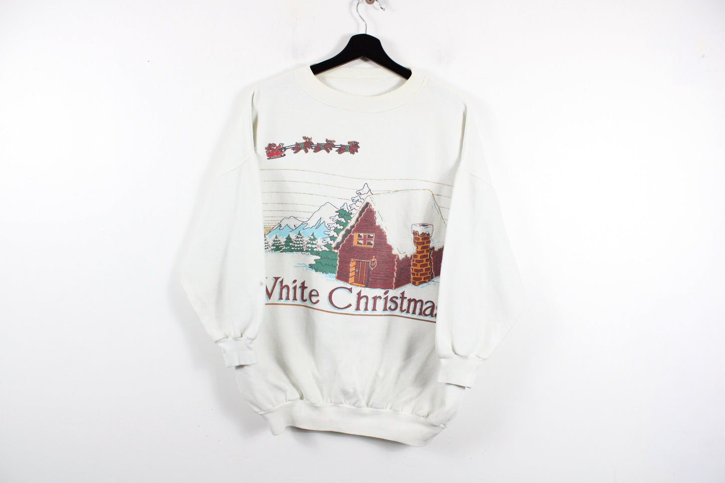 Christmas Cardigan / Vintage Ugly Merry-Xmas Sweater / 90s Clothing