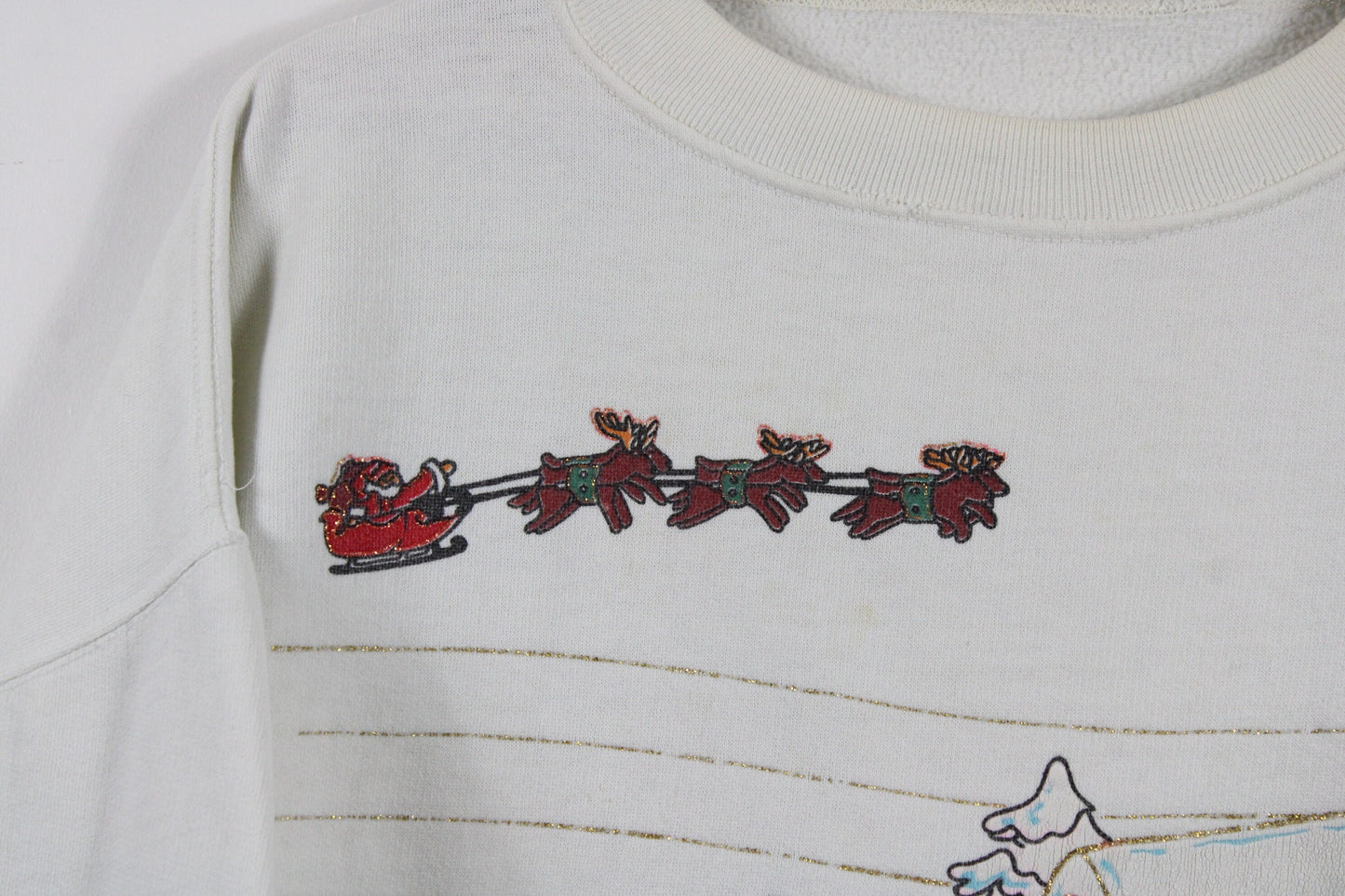 Christmas Cardigan / Vintage Ugly Merry-Xmas Sweater / 90s Clothing