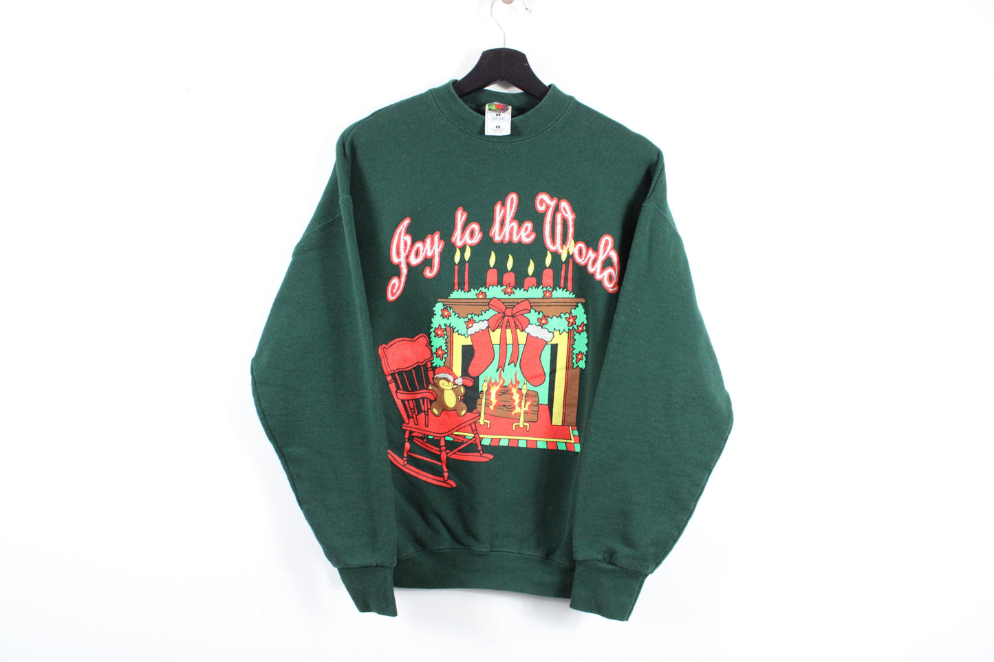 Christmas Sweatshirt / Vintage Ugly Merry-Xmas Sweater / 90s Clothing