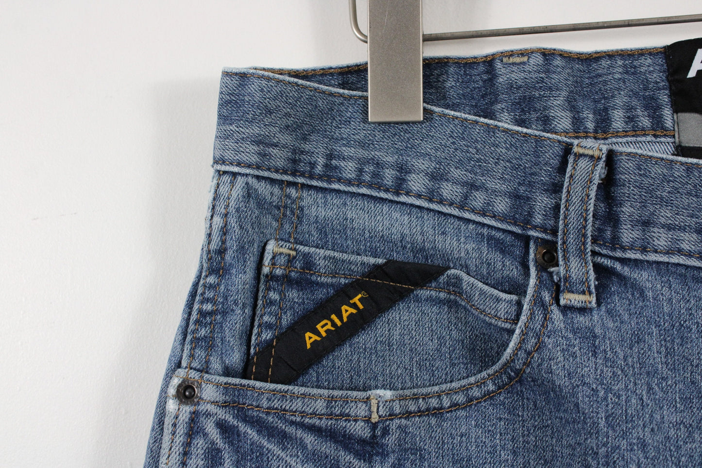 Carpenter Pants / Vintage Ariat Construction Workwear Studio Cargo Utility Trousers / 90s Streetwear Jeans