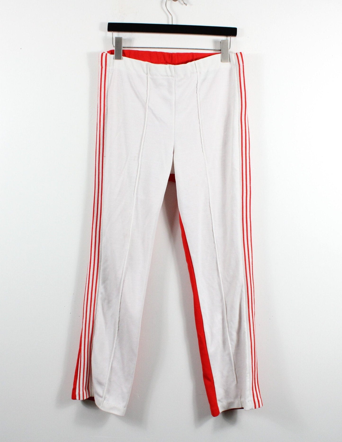 Speedo Track Pants / Windbreaker Tearaways Style Joggers / Stripe Logo / 70s Streetwear / Vintage Hip Hop Clothing / Blue + White