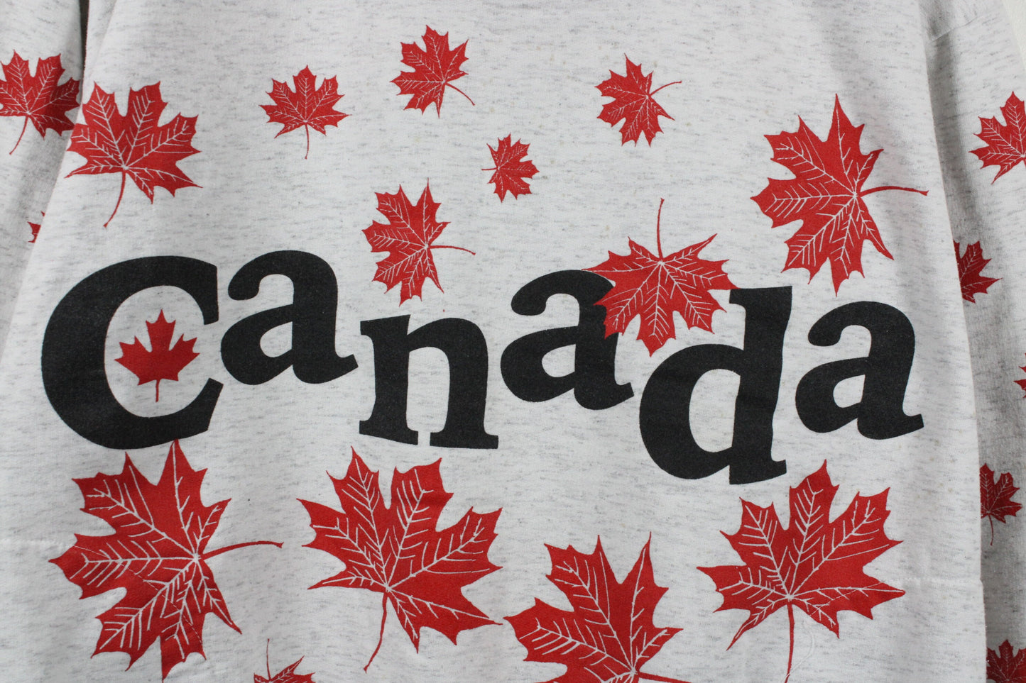 Canadian Sweater / Vintage Canada Graphic Sweatshirt / 90s Clothing