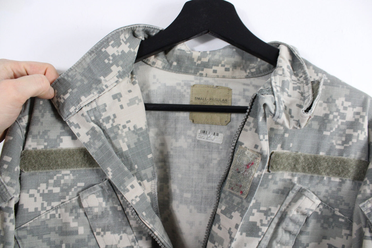 Digital Camo Jacket / U.S. Army Fatigue Camouflage Coat / Military Surplus / Vintage Special Purpose