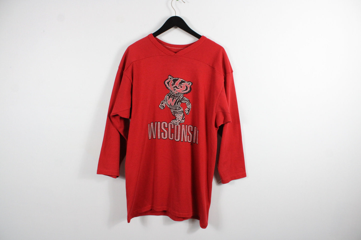 NCAA Jersey-Shirt / Vintage Wisconsin State University Badgers / 90s Sports Team Uniform / Streetwear
