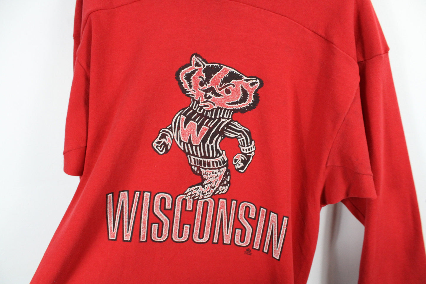 NCAA Jersey-Shirt / Vintage Wisconsin State University Badgers / 90s Sports Team Uniform / Streetwear