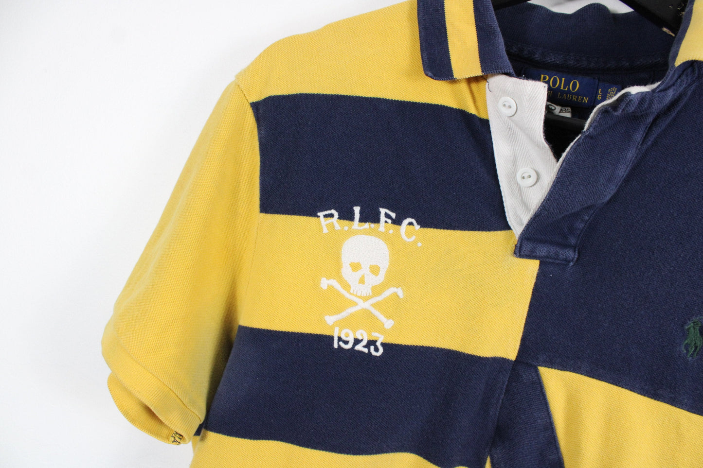 Polo Rugby Shirt / 90s Vintage Ralph Lauren Top / Hip Hop Clothing / Streetwear