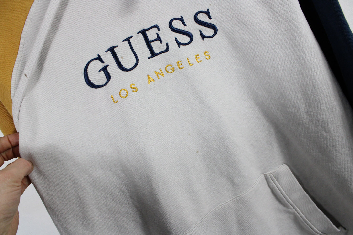 Guess USA Sweater / Vintage 90s Hoodie Sweatshirt / 1990s Hip-Hop Clothing Hoody