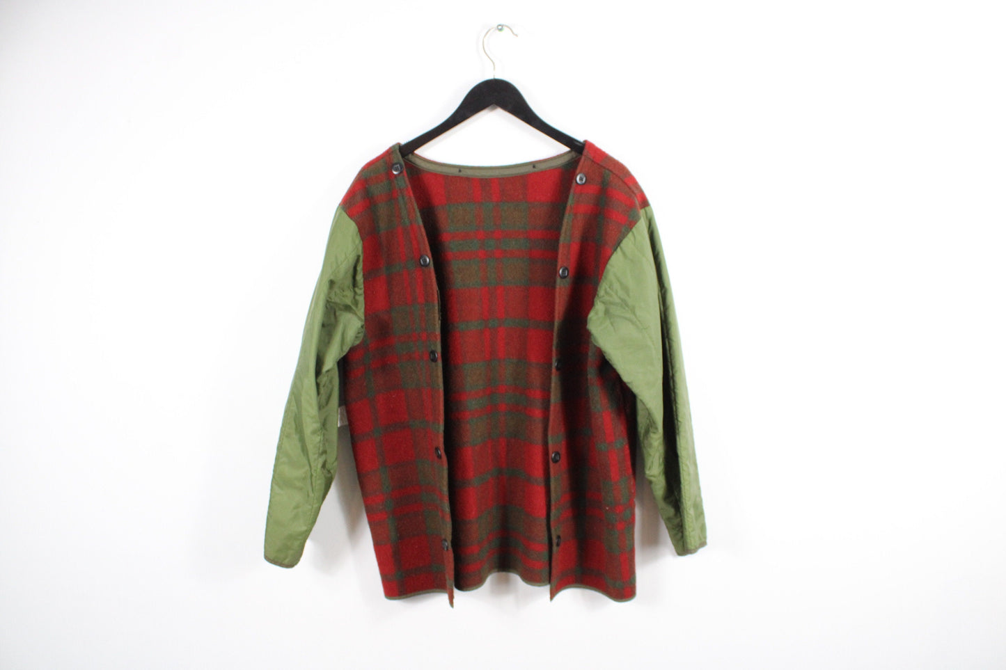 Woolen-Mills Plaid-Jacket / Vintage Buffalo Barn Coat / Western Cowboy Style / 1950s / 1960s / 50s-60s