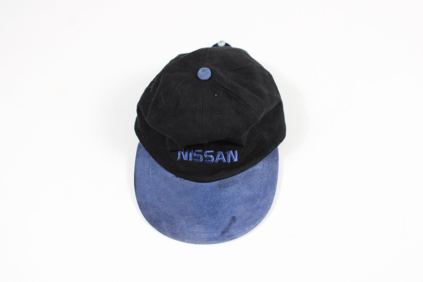 Nissan Racing Hat / Vintage Sports Script Cap / 2000s Headwear / 90s Athletic Clothing